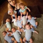 The mother of octuplets, Nadya Suleman, celebrates their 15th birthday.