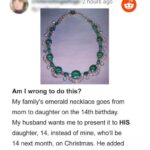 GREEDY DAD WANTS HIS DAUGHTER TO INHERIT HIS WIFE’S FAMILY NECKLACE, INTENDED FOR HIS STEPDAUGHTER