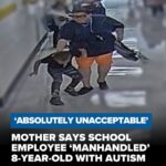 Mother outraged after video shows school employee restraining 8-year-old son