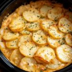 Slow Cooker Scalloped Potatoes