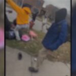 Community outraged after viral video shows mom, children being jumped by students outside South Deering school