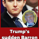 Donald Trump makes surprising comment about his relationship with Barron at White House dinner