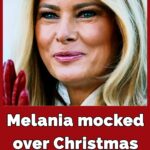 Melania Trump sparks internet frenzy with White House Christmas outfit