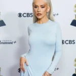 Christina Aguilera Looks Like a Literal Disco Ball in a Plunging Corset Gown While Sharing Rare PDA With Her Fiancé