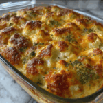 Broccoli & Cauliflower Cottage Cheese Bake – Creamy, Cheesy & Low-Carb Comfort