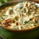 Crock Pot Green Enchilada Chicken Soup – Creamy, Comforting, and Full of Flavor