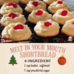 Easy 4-Ingredient Shortbread Cookies Recipe (Melt-In-Your-Mouth Christmas Shortbread)