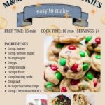 M&M Christmas Cookies