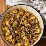 French Onion Beef and Tortellini
