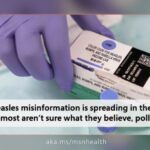 Measles misinformation is spreading in the US, and most aren’t sure what they believe, poll finds