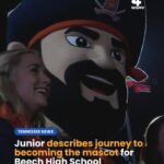 Beech High School junior describes journey to becoming the mascot