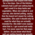 You Won’t Believe What That Pull-Out Cutting Board Was Actually Designed For