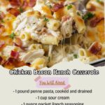 Chicken Bacon Ranch Casserole Recipe