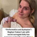 “Performative”: Meghan Trainor’s Pic With Secret Surrogate Baby Has Everyone Saying The Same Thing