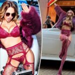 Sydney Sweeney takes to the streets of LA wearing nothing but lingerie
