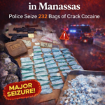 ST. Police seize 232 small bags of suspected crack cocaine in Manassas City drug bust