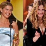 Jessie Buckley gives Julia Roberts a shout out after winning first Golden Globe