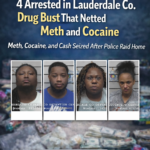 ST. Lauderdale County raid nets meth, cocaine; four arrested in drug bust