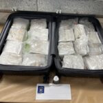 Alleged drug courier caught with 18 kilograms of methamphetamine