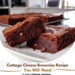 Protein Cottage Cheese Flourless Brownies – Fudgy Bliss!