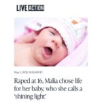 Raped at 16, Malia chose life for her baby, who she calls a ‘shining light’