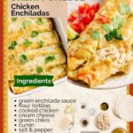 Cream Cheese Chicken Enchiladas