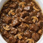 Slow Cooker Mushroom Beef Tips Slow Cooker Mushroom Beef Tips