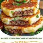 Crispy Mashed Potato Pancakes Meat