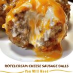 Rotel Cream Cheese Sausage Balls
