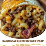 Bacon Mac Cheese Wrap