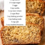 Sour Cream Banana Bread