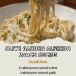 Olive Garden Alfredo Sauce Recipe