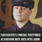 “Funeral Delayed as Firefighter’s Widow Welcomes Second Baby”