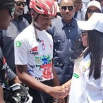 Delta govt honours autistic teen cyclist on awareness ride