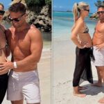 Vogue Williams is pregnant! Presenter, 40, reveals she is expecting her fourth child with husband Spencer Matthews