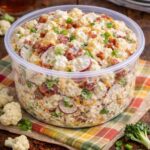 Loaded Cauliflower Salad (Low Carb)