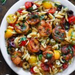 Greek Shrimp with Orzo and Feta (One-Pan, 30-Minute Meal)