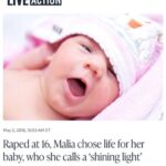 Raped at 16, Malia chose life for her baby, who she calls a ‘shining light’