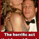 Ryan O’Neal proposed to Farrah Fawcett on her deathbed but she died in his arms before the priest arrived