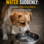 My Dog Refuses Water Suddenly: Causes, Warning Signs, and What to Do